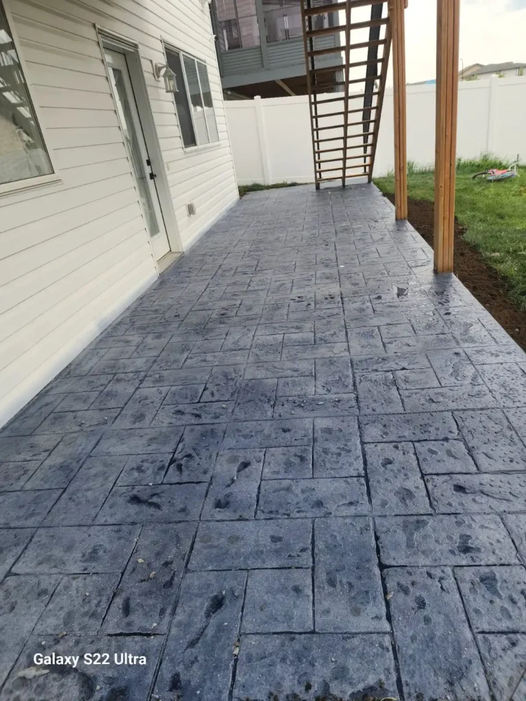 stamp concrete driveways