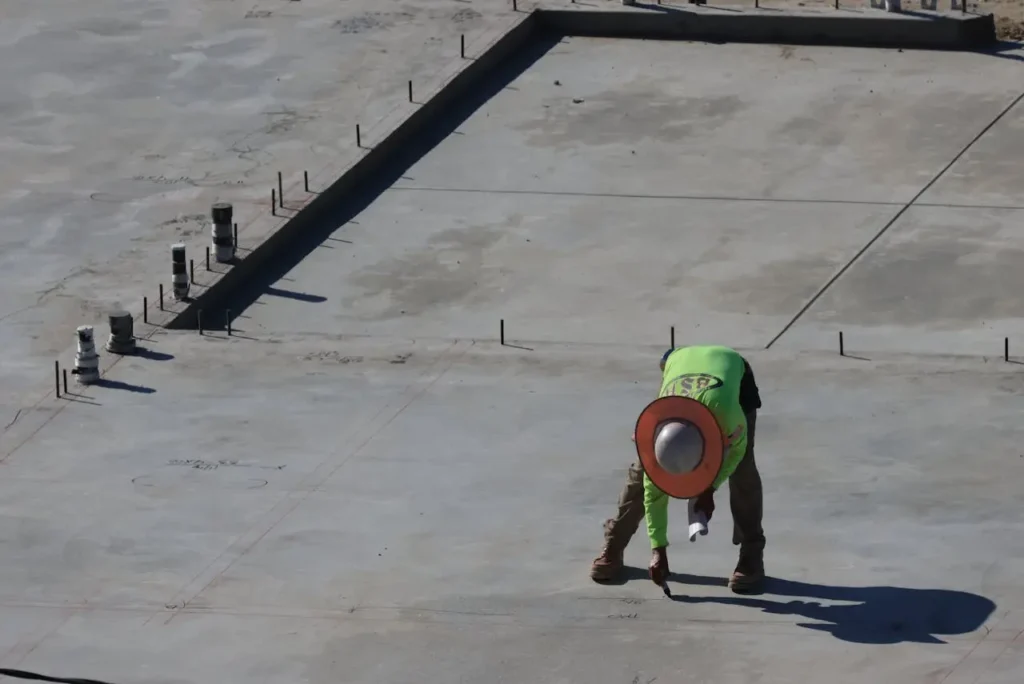 Concrete foundation slab Red Deer Alberta — reinforced pour by Gilbert Concrete